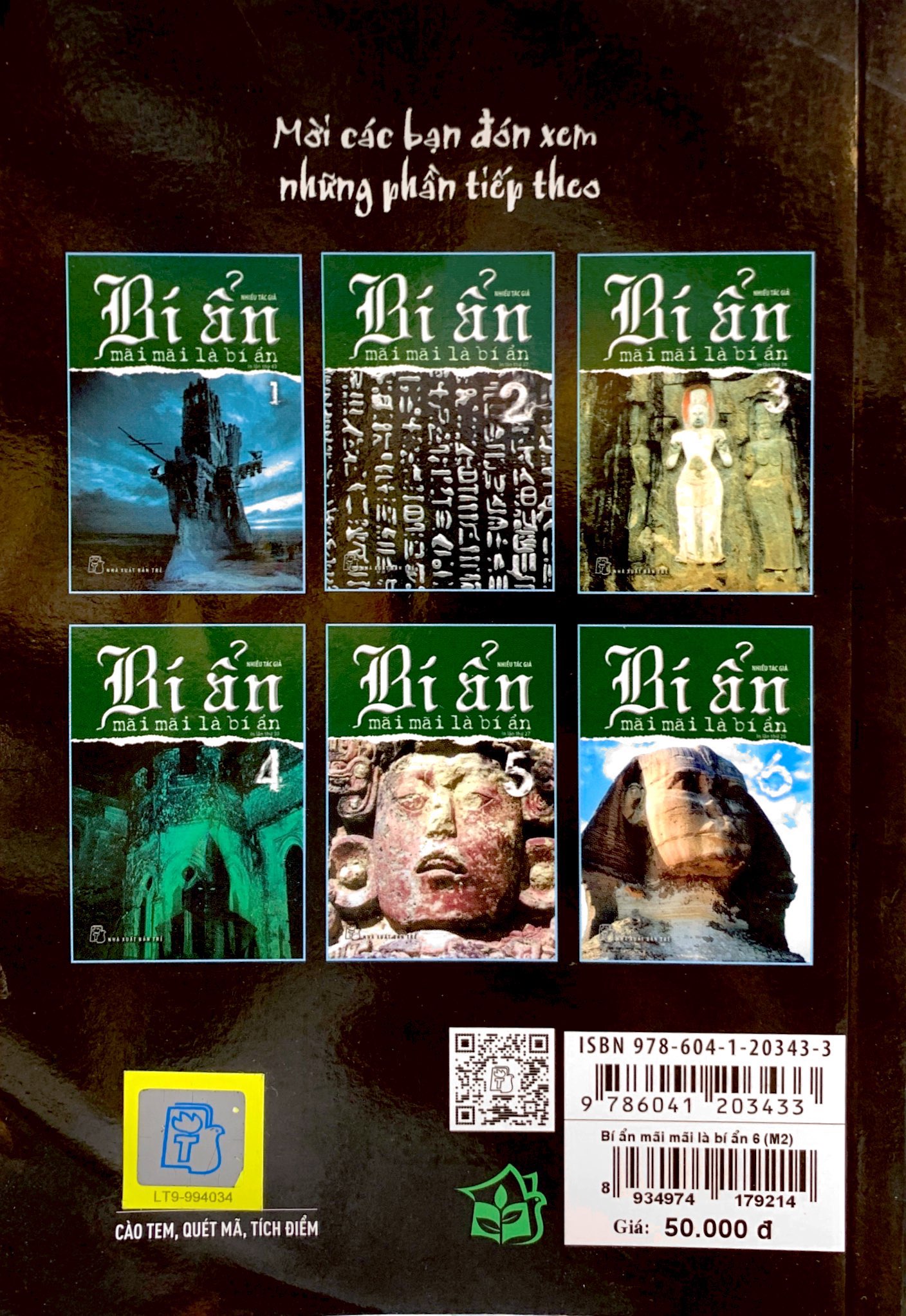 bộ bí ẩn mãi mãi là bí ẩn 06 (tái bản 2022)