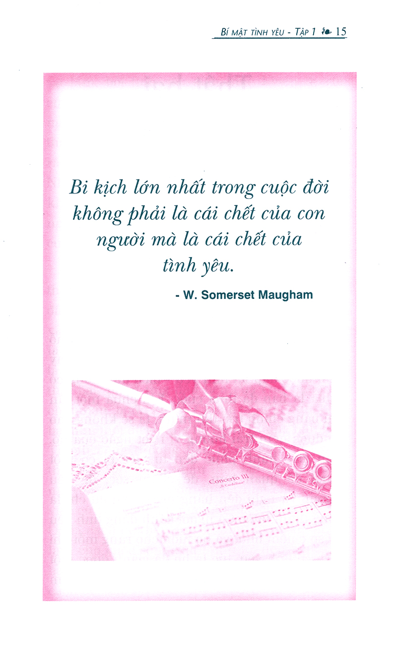 bộ bí mật tình yêu 1 (tái bản)