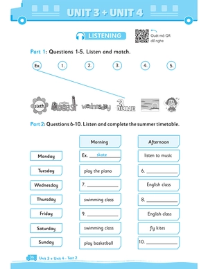 bộ big 4 - bộ đề tự kiểm tra 4 kỹ năng nghe - nói - đọc - viết (cơ bản và nâng cao) tiếng anh lớp 4 - tập 1