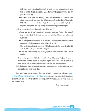 bộ big 4 - bộ đề tự kiểm tra 4 kỹ năng nghe - nói - đọc - viết (cơ bản và nâng cao) tiếng anh lớp 4 - tập 1