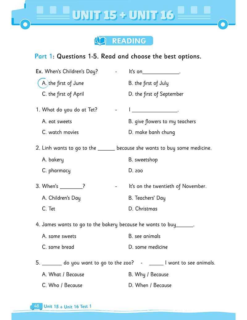 bộ big 4 - bộ đề tự kiểm tra 4 kỹ năng nghe - nói - đọc - viết (cơ bản và nâng cao) tiếng anh lớp 4 - tập 2