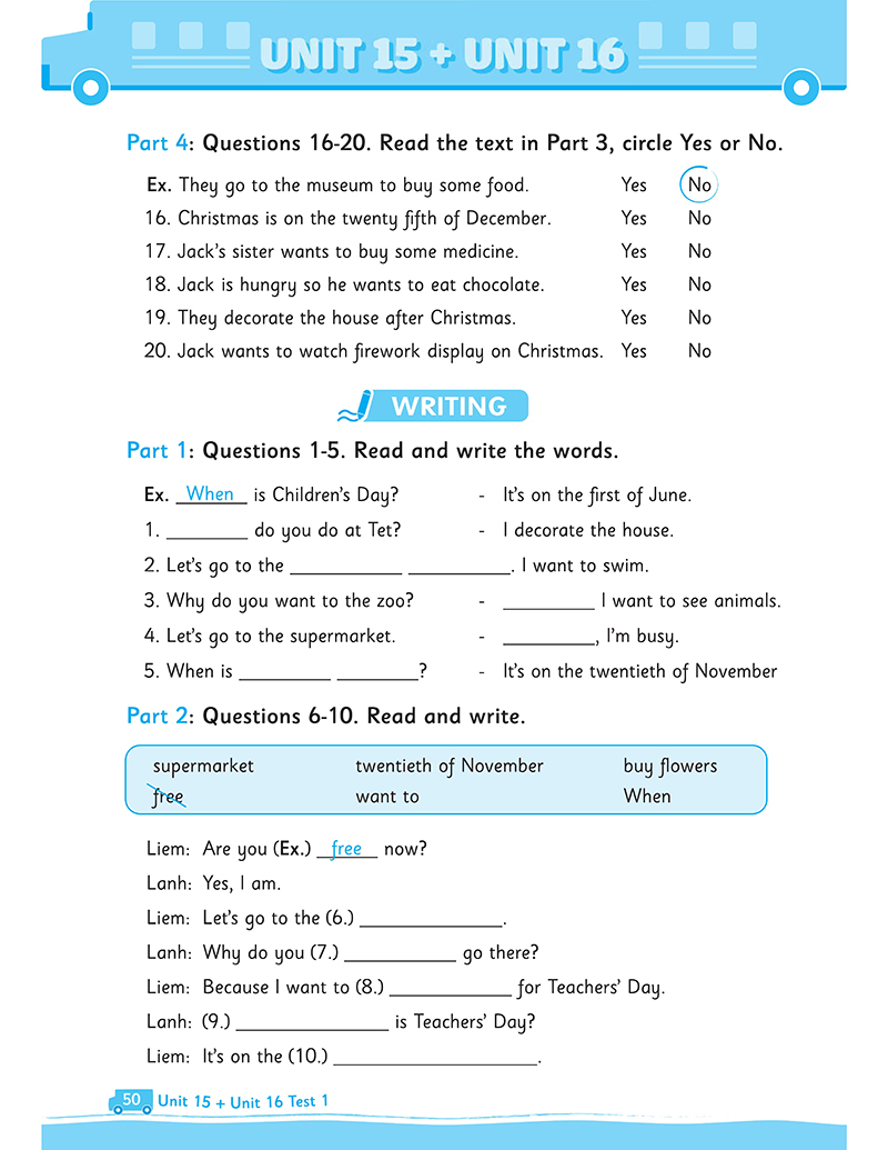 bộ big 4 - bộ đề tự kiểm tra 4 kỹ năng nghe - nói - đọc - viết (cơ bản và nâng cao) tiếng anh lớp 4 - tập 2