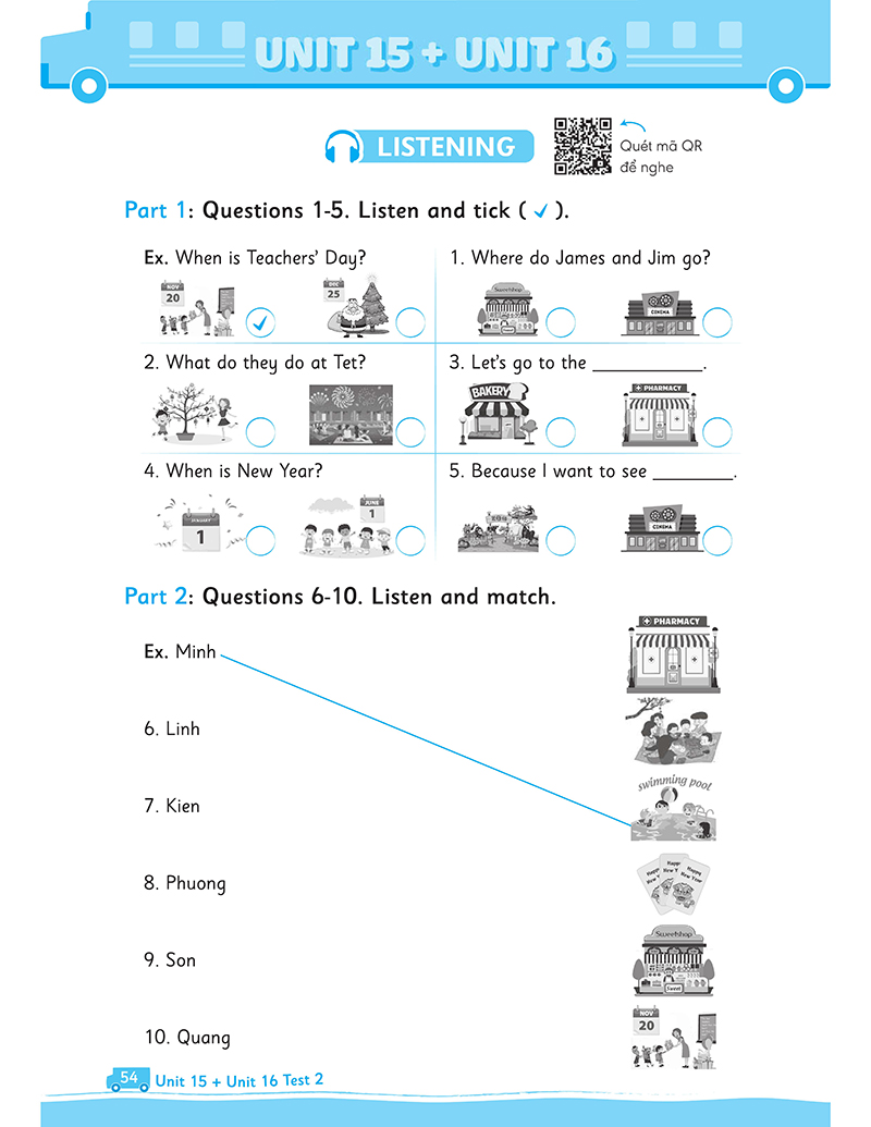 bộ big 4 - bộ đề tự kiểm tra 4 kỹ năng nghe - nói - đọc - viết (cơ bản và nâng cao) tiếng anh lớp 4 - tập 2