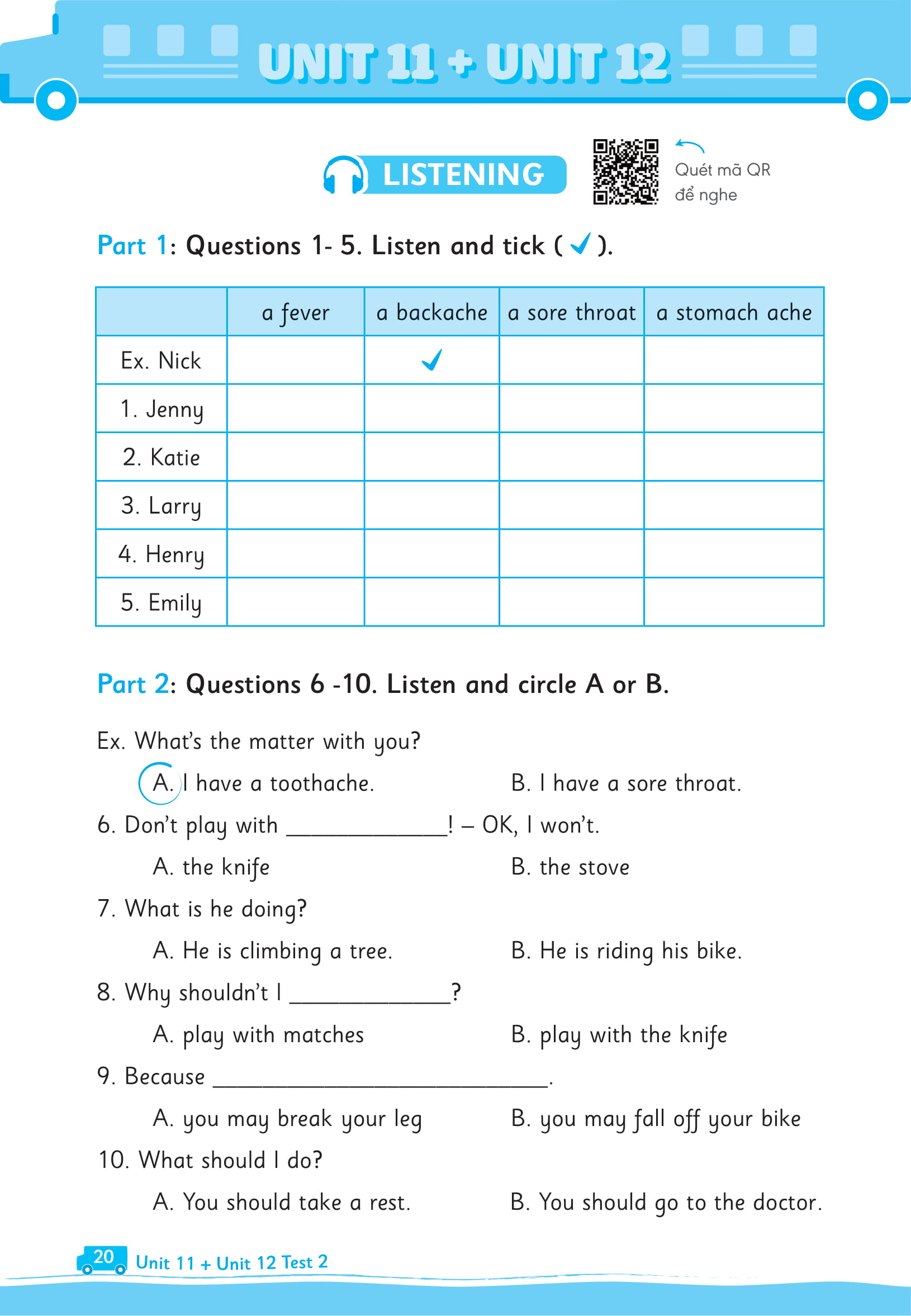 bộ big 4 - bộ đề tự kiểm tra 4 kỹ năng nghe - nói - đọc - viết (cơ bản và nâng cao) tiếng anh lớp 5 - tập 2
