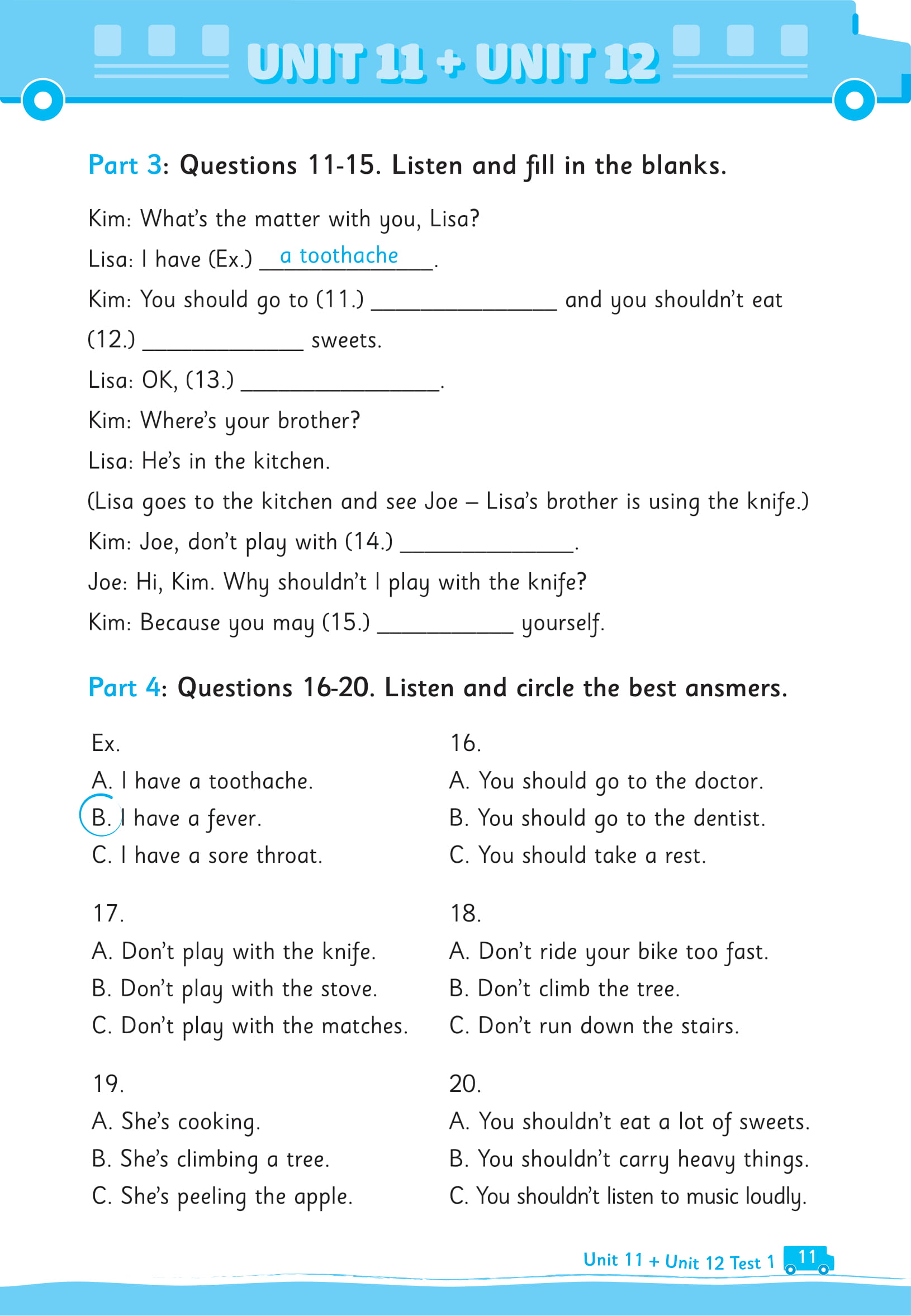 bộ big 4 - bộ đề tự kiểm tra 4 kỹ năng nghe - nói - đọc - viết (cơ bản và nâng cao) tiếng anh lớp 5 - tập 2