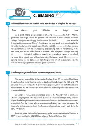 bộ big 4 - bộ đề tự kiểm tra 4 kỹ năng nghe - nói - đọc - viết (cơ bản và nâng cao) tiếng anh lớp 9 - tập 1