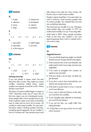 bộ big 4 - bộ đề tự kiểm tra 4 kỹ năng nghe - nói - đọc - viết (cơ bản và nâng cao) tiếng anh lớp 9 - tập 2