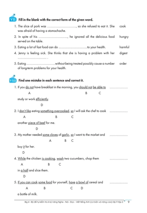 bộ big 4 - bộ đề tự kiểm tra 4 kỹ năng nghe - nói - đọc - viết (cơ bản và nâng cao) tiếng anh lớp 9 - tập 2