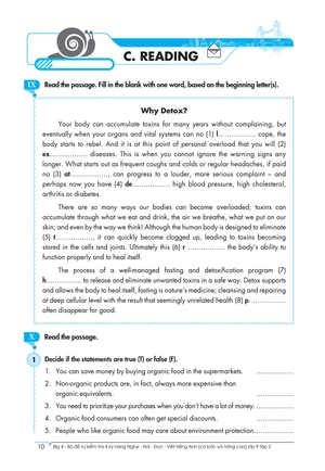 bộ big 4 - bộ đề tự kiểm tra 4 kỹ năng nghe - nói - đọc - viết (cơ bản và nâng cao) tiếng anh lớp 9 - tập 2