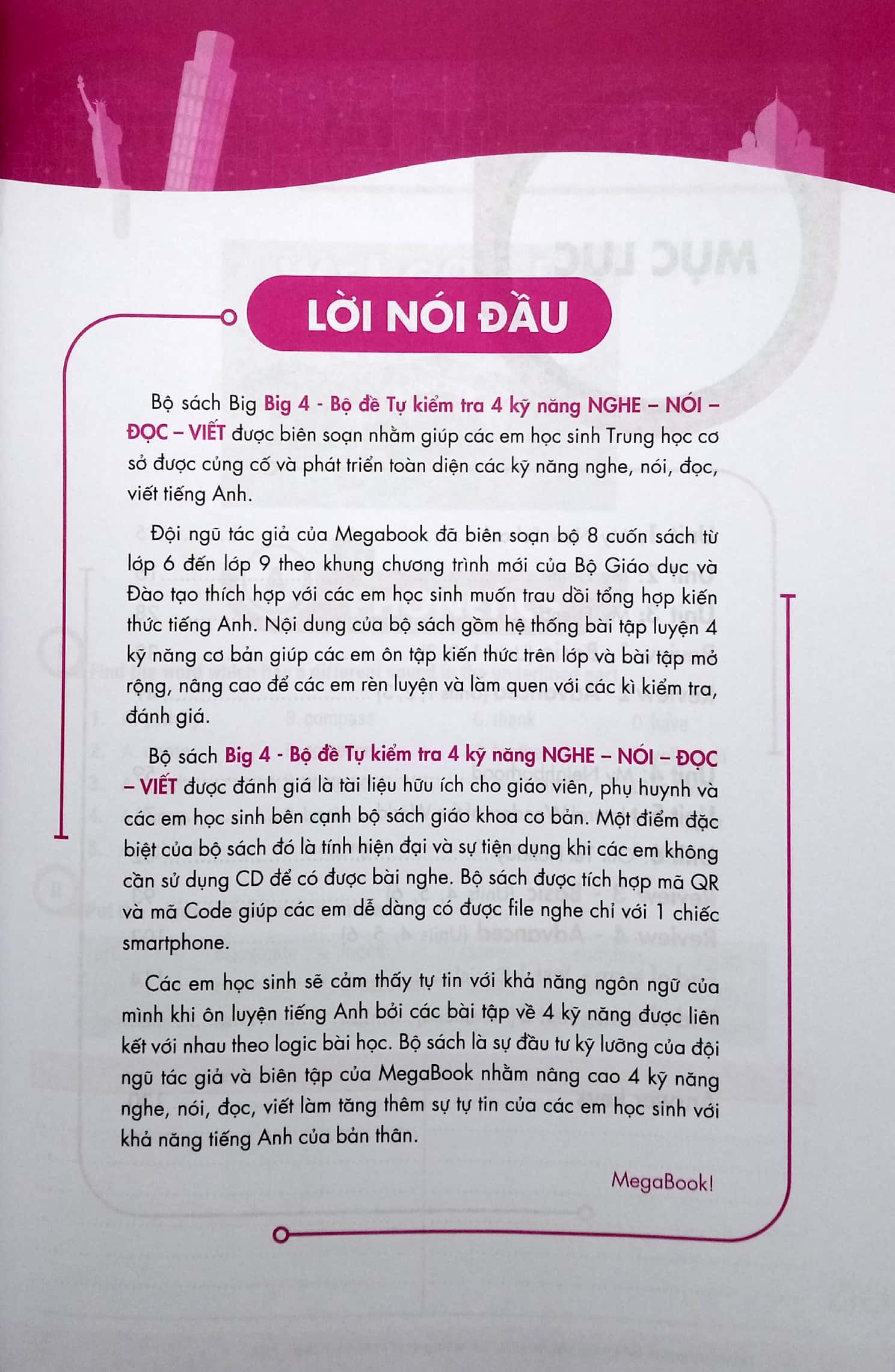 bộ big 4 - bộ đề tự kiểm tra 4 kỹ năng nghe - nói - đọc - viết tiếng anh 6 - tập 1 (cơ bản và nâng cao)