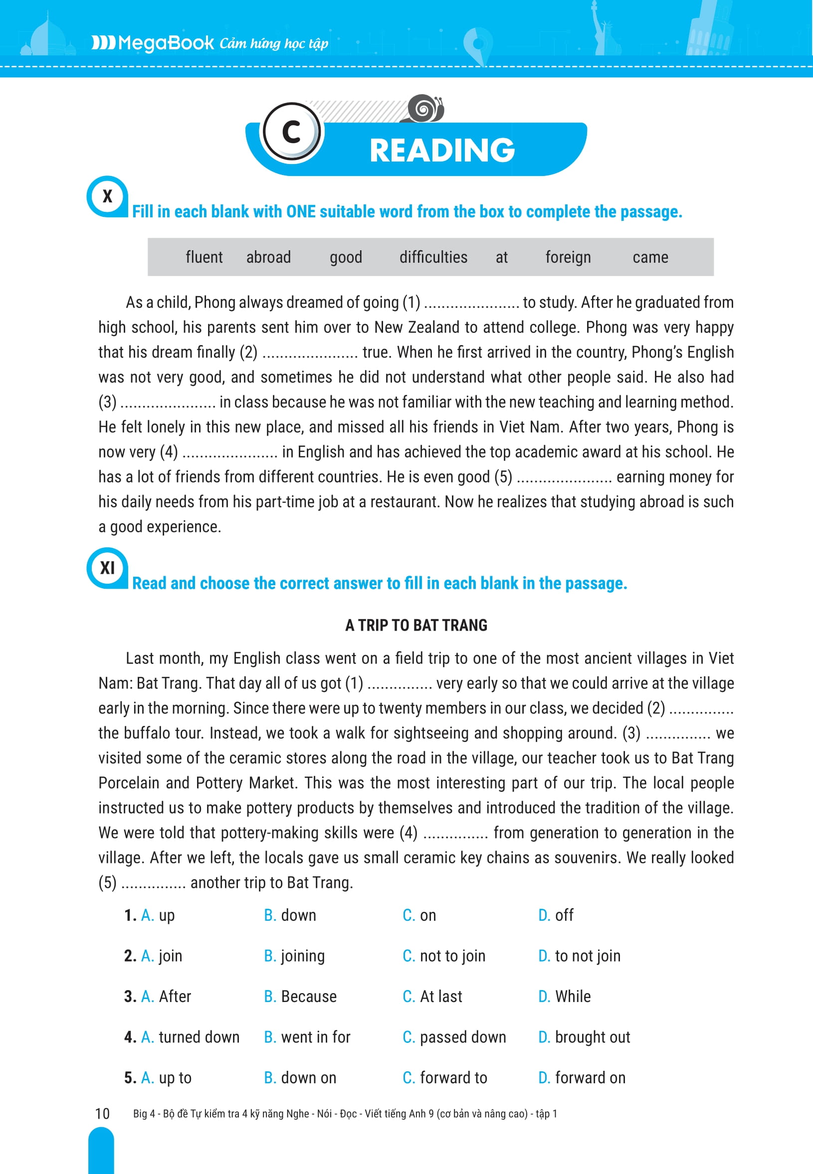 Bo
						
										
										Big 4 - Bo De Tu Kiem Tra 4 Ky Nang Nghe-Noi-Doc-Viet Tieng Anh Co Ban Va Nang Cao 9 - Tap 1