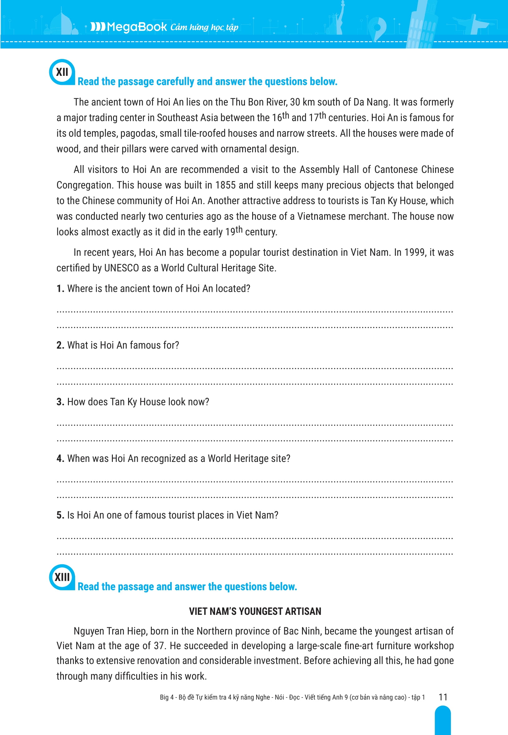 Bo
						
										
										Big 4 - Bo De Tu Kiem Tra 4 Ky Nang Nghe-Noi-Doc-Viet Tieng Anh Co Ban Va Nang Cao 9 - Tap 1