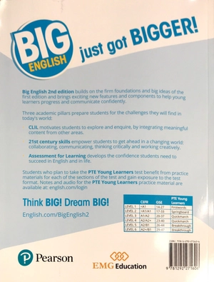 bộ big english 2nd edition pte young learners workbook 6 vn