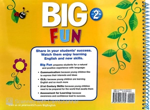 bộ big fun 2 student book with cd-rom