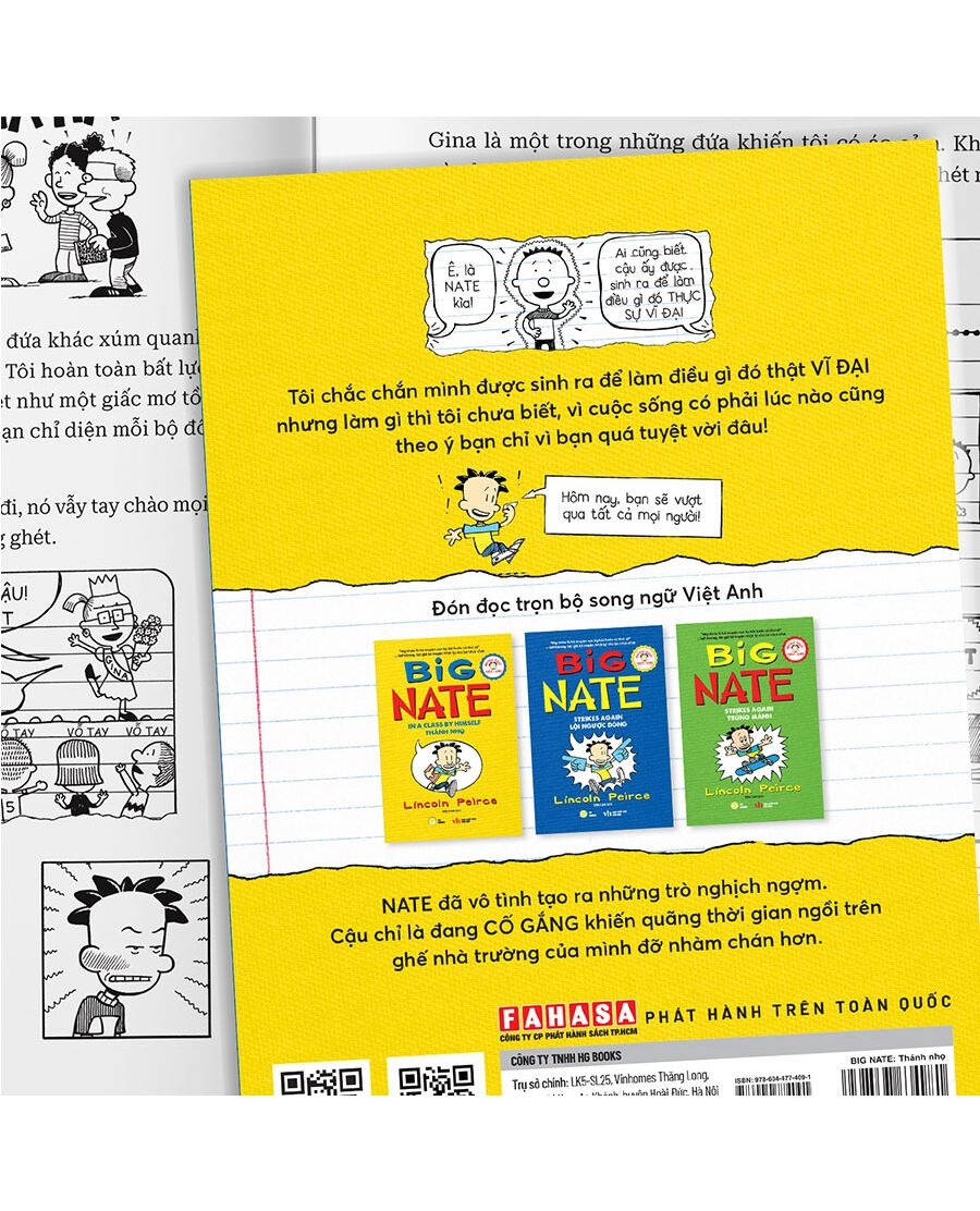 bộ big nate - tập 1 - thánh nhọ