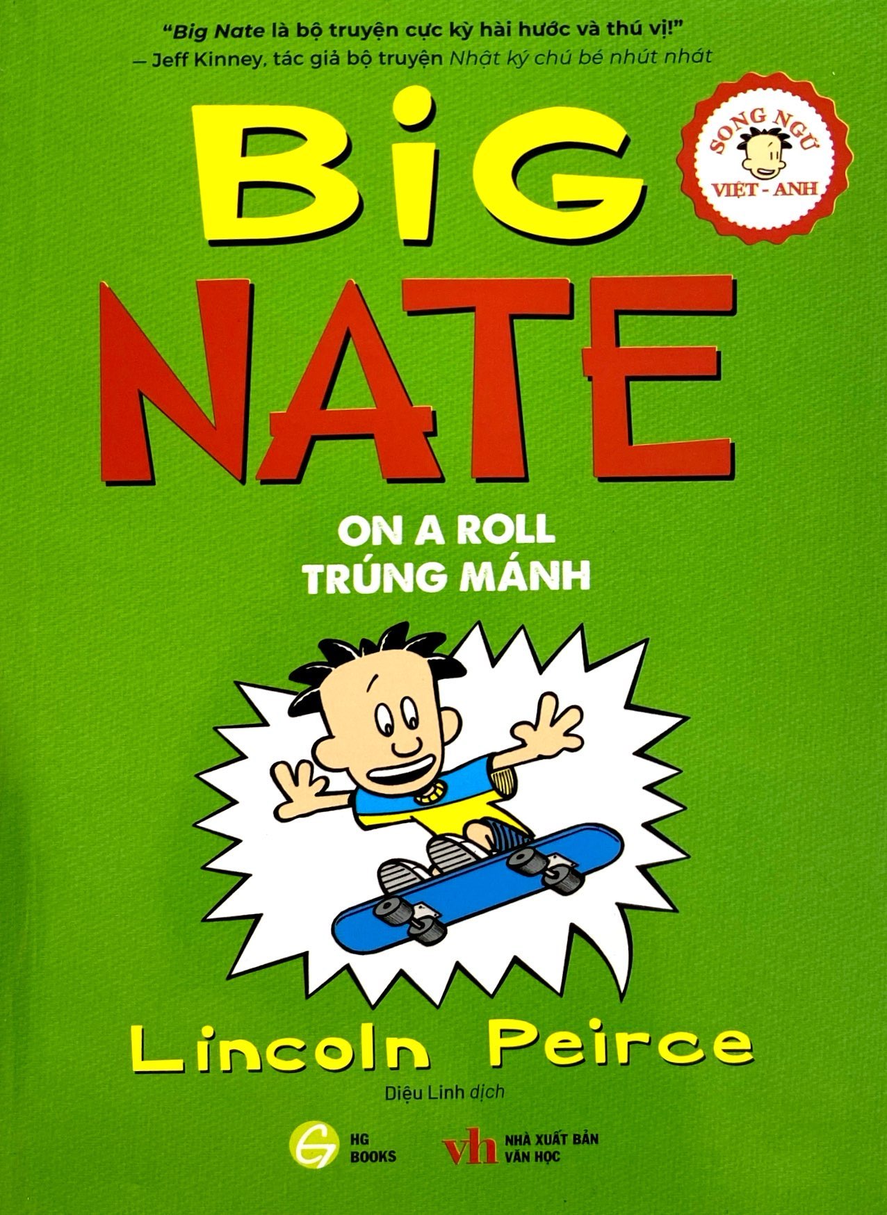 bộ big nate - tập 3 - trúng mánh - song ngữ việt-anh