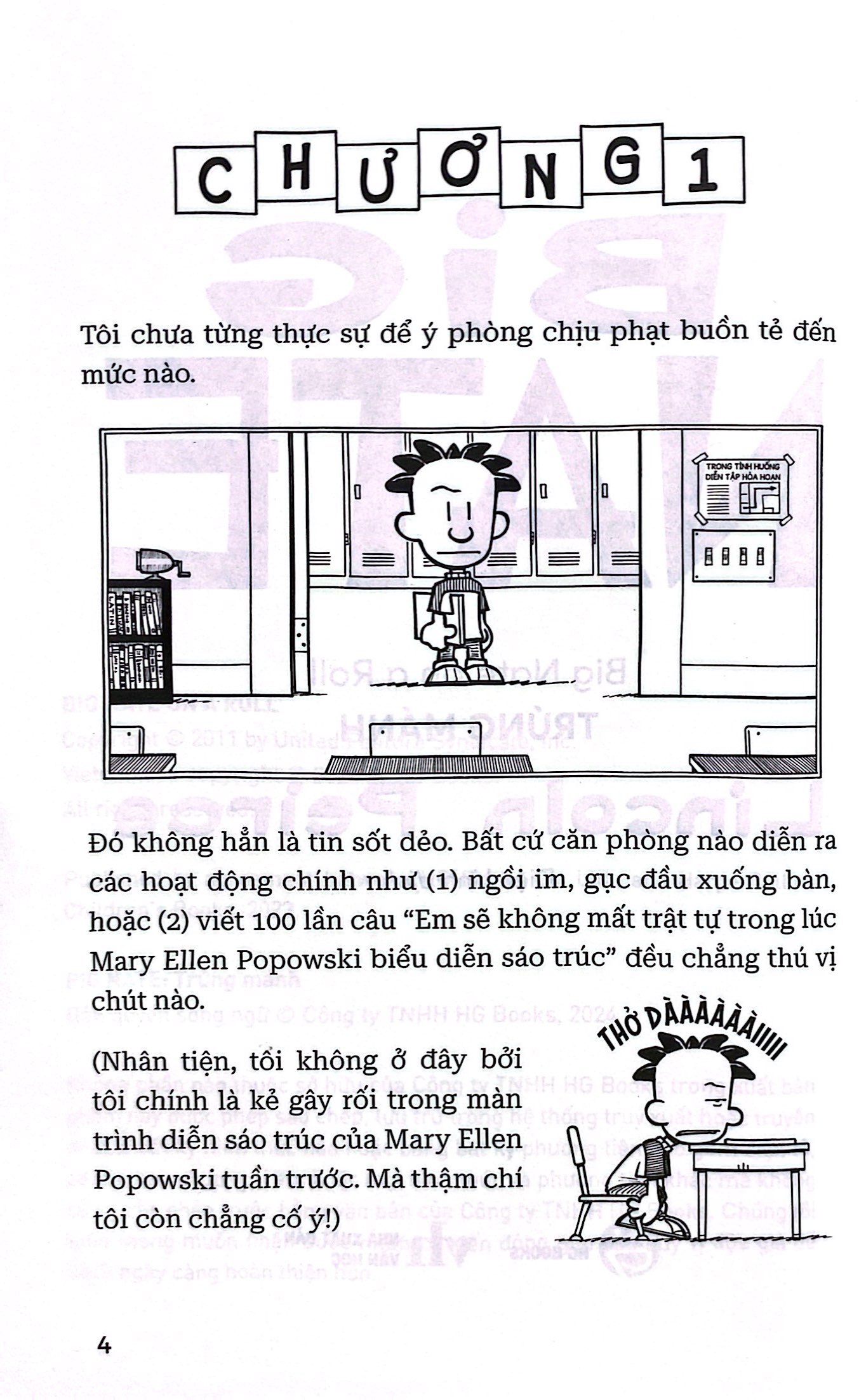 bộ big nate - tập 3 - trúng mánh - song ngữ việt-anh