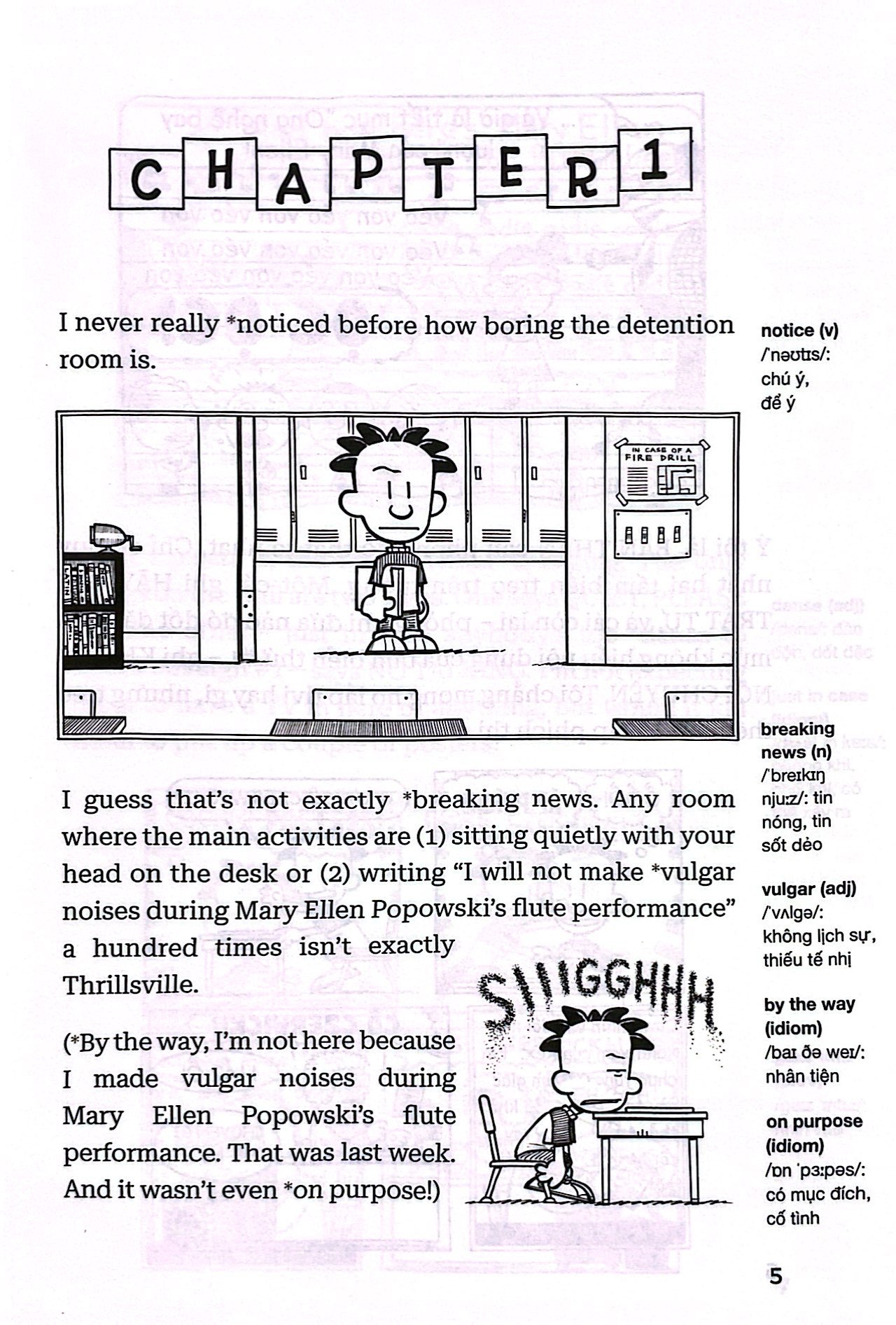 bộ big nate - tập 3 - trúng mánh - song ngữ việt-anh