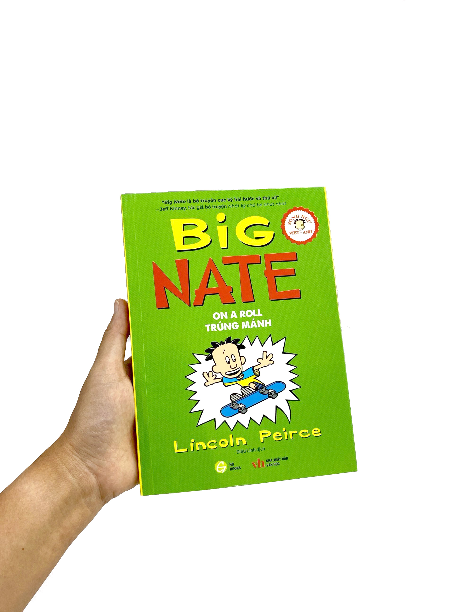 bộ big nate - tập 3 - trúng mánh - song ngữ việt-anh