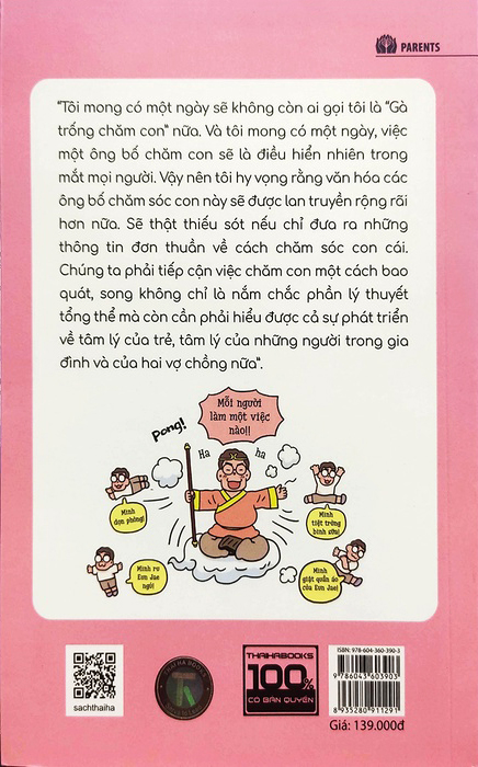 bố bỉm sữa nuôi con khác biệt