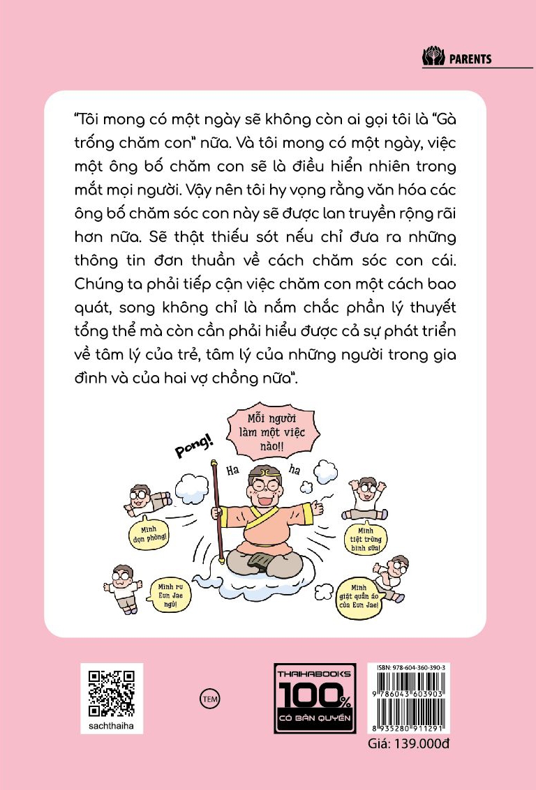 bố bỉm sữa nuôi con khác biệt