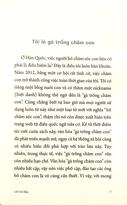 bố bỉm sữa nuôi con khác biệt