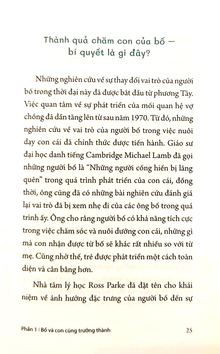 bố bỉm sữa nuôi con khác biệt