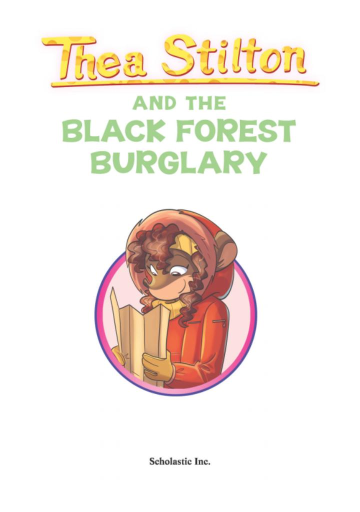 bộ black forest burglary (thea stilton #30), volume 30