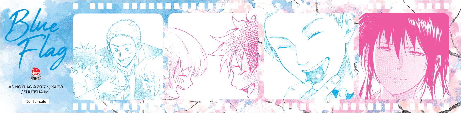 bộ blue flag - tập 1 - tặng kèm bookmark pvc