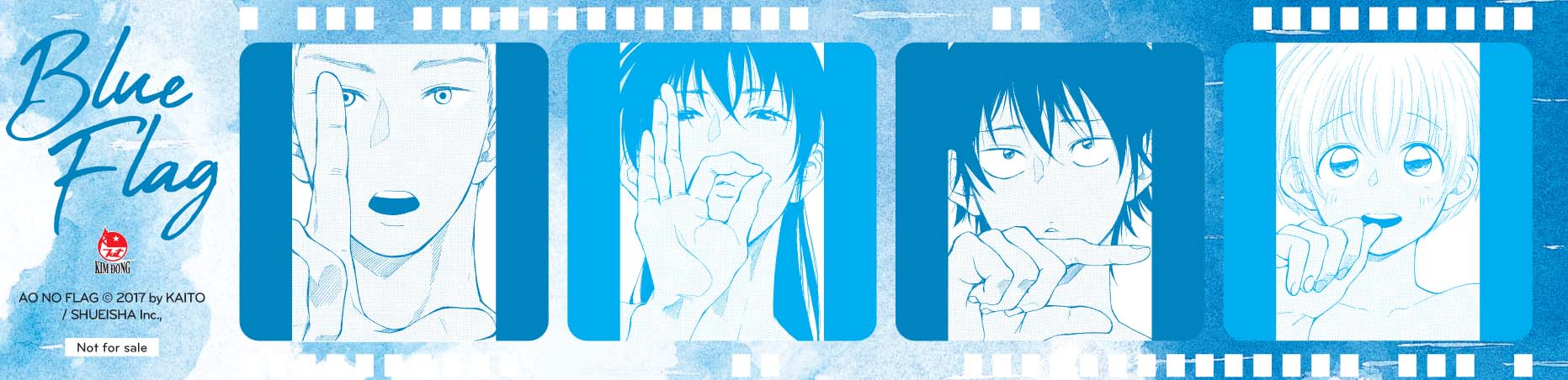 bộ blue flag - tập 3 - tặng kèm bookmark pvc