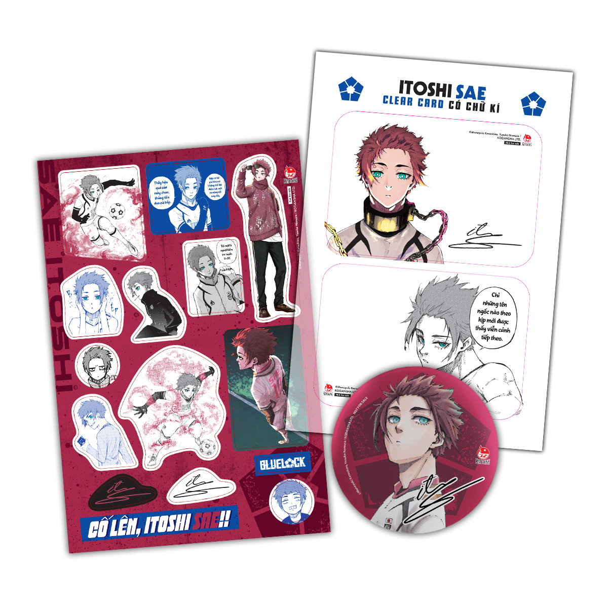 Bo
						
										
										BlueLock - Tap 28 - Ban Dac Biet - Tang Kem Hop Qua 6 Mon Voi Chu Ki Nhan Vat (Set Huy Hieu + Set Sticker + Set Clear Card)