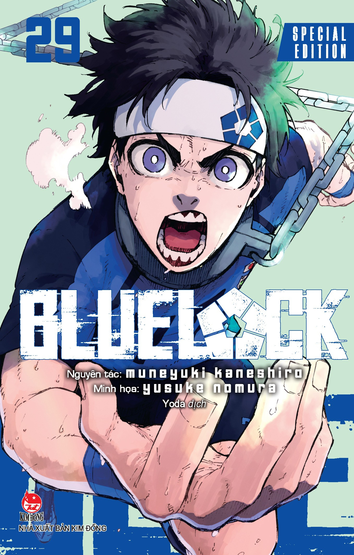 Bo
						
										
										BlueLock - Tap 29 - Ban Dac Biet - Tang Kem Hop Qua 6 Mon Voi Chu Ki Nhan Vat (Set Huy Hieu + Set Sticker + Set Clear Card)