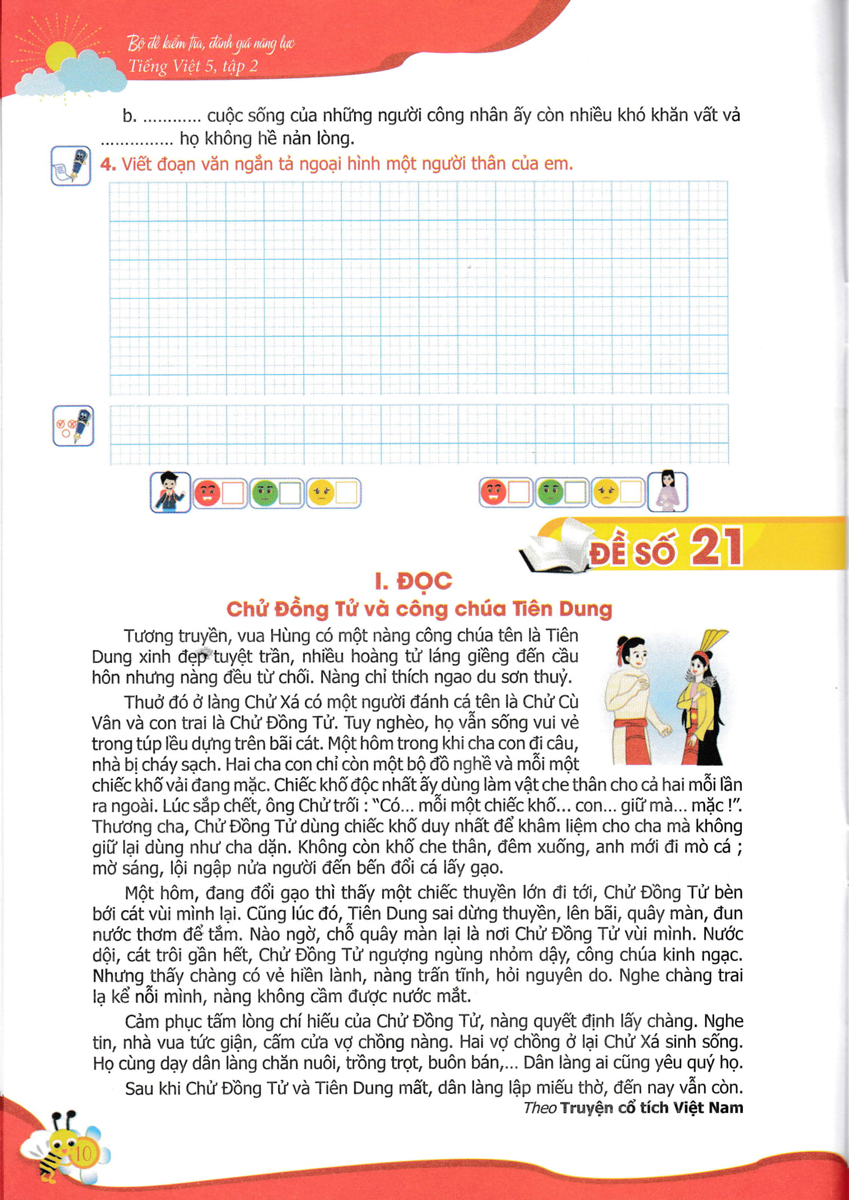 bộ bộ đề kiểm tra, đánh giá năng lực tiếng việt 5/2