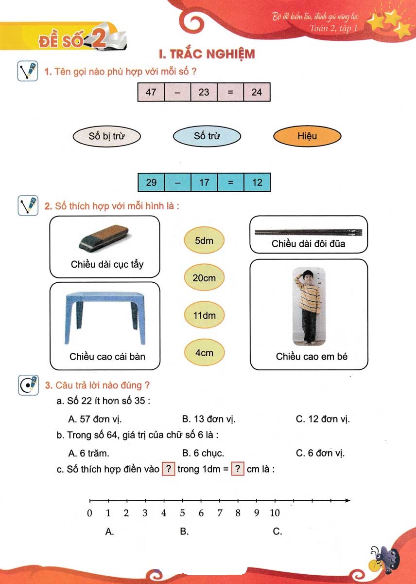 bộ bộ đề kiểm tra, đánh giá năng lực toán 2 - tập 1 (tái bản 2020)