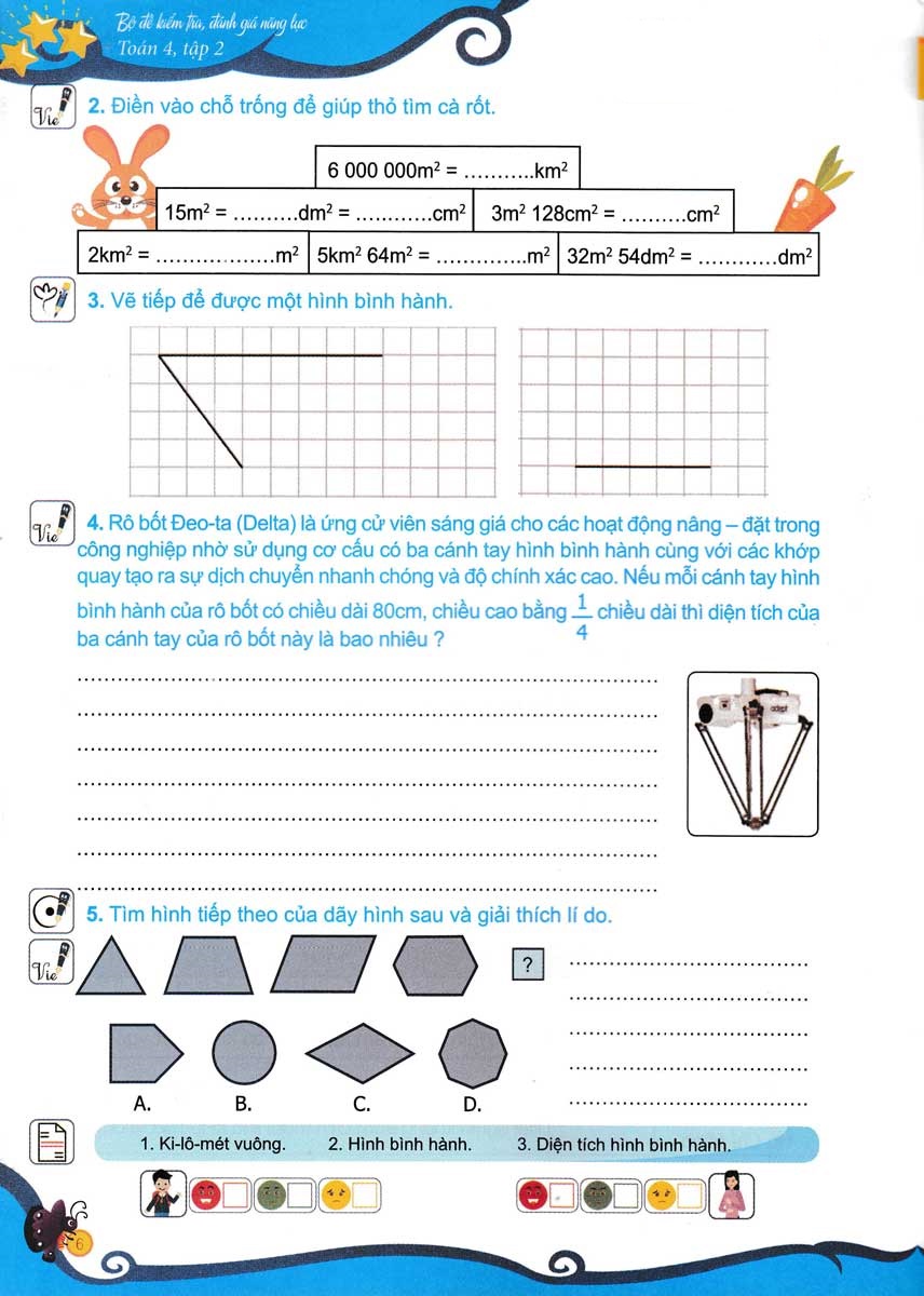 bộ bộ đề kiểm tra, đánh giá năng lực toán 4 - tập 2