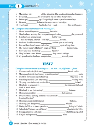 bộ bộ đề kiểm tra tiếng anh lớp 7 tập 1 - có đáp án (tái bản 2021)