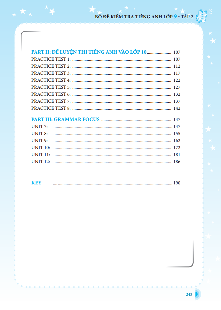 bộ bộ đề kiểm tra tiếng anh lớp 9 - tập 2 - có đáp án (tái bản lần 1)