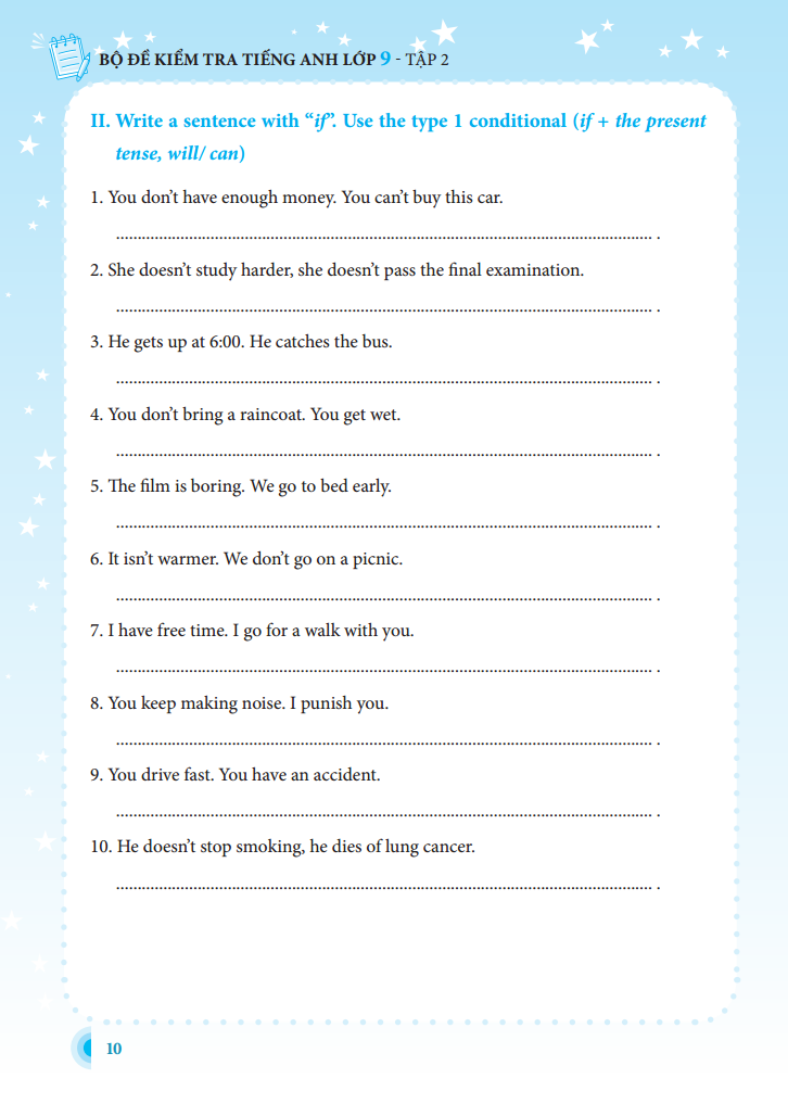 bộ bộ đề kiểm tra tiếng anh lớp 9 - tập 2 - có đáp án (tái bản lần 1)