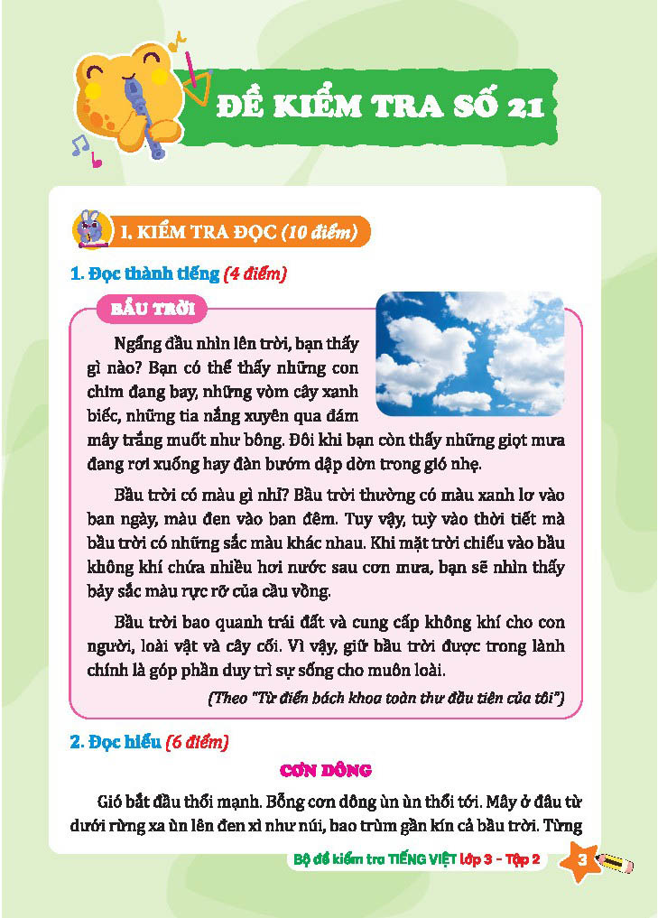 bộ bộ đề kiểm tra tiếng việt lớp 3 - tập 2