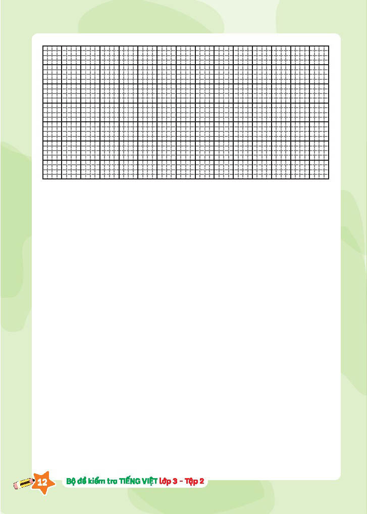 bộ bộ đề kiểm tra tiếng việt lớp 3 - tập 2