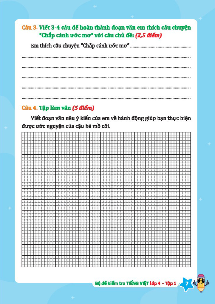 Bo
						
										
										Bo De Kiem Tra Tieng Viet Lop 4 - Tap 1 (Ket Noi)