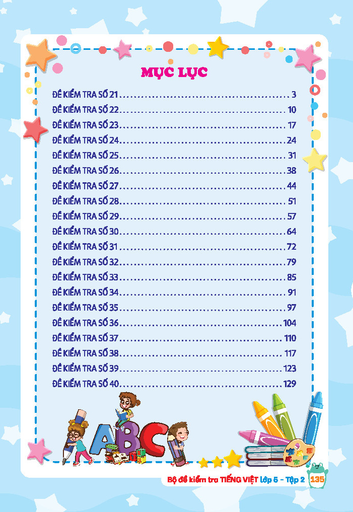 Bo
						
										
										Bo De Kiem Tra Tieng Viet Lop 5 - Tap 2 (Ket Noi)