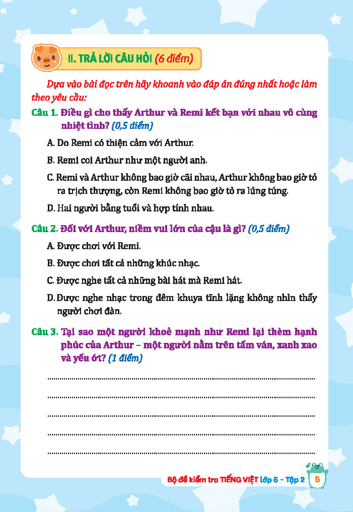 Bo
						
										
										Bo De Kiem Tra Tieng Viet Lop 5 - Tap 2 (Ket Noi)