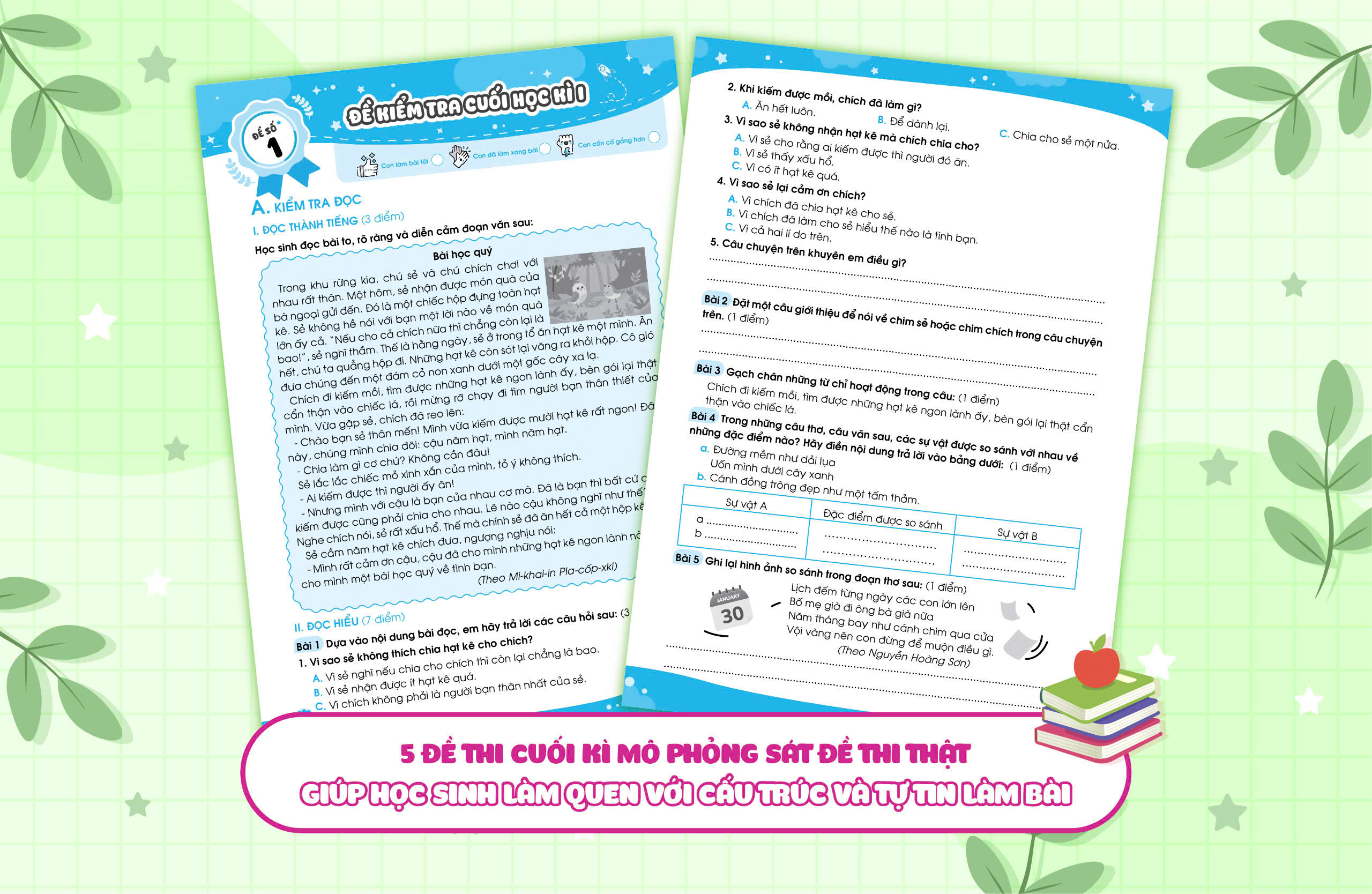 Bo
						
										
										Bo De On Luyen Va Kiem Tra Tieng Viet 3 - Tap 1