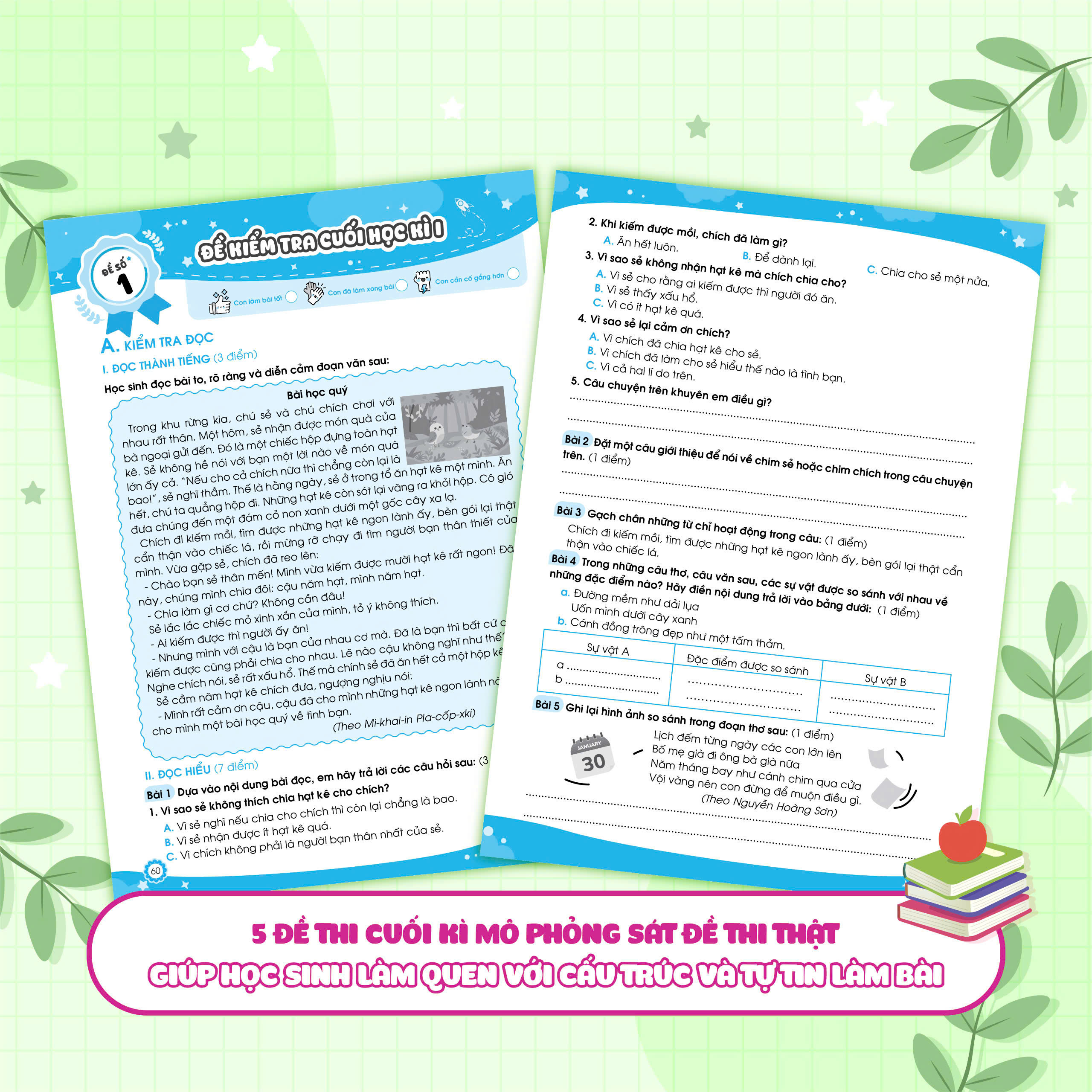 Bo
						
										
										Bo De On Luyen Va Kiem Tra Tieng Viet 3 - Tap 1