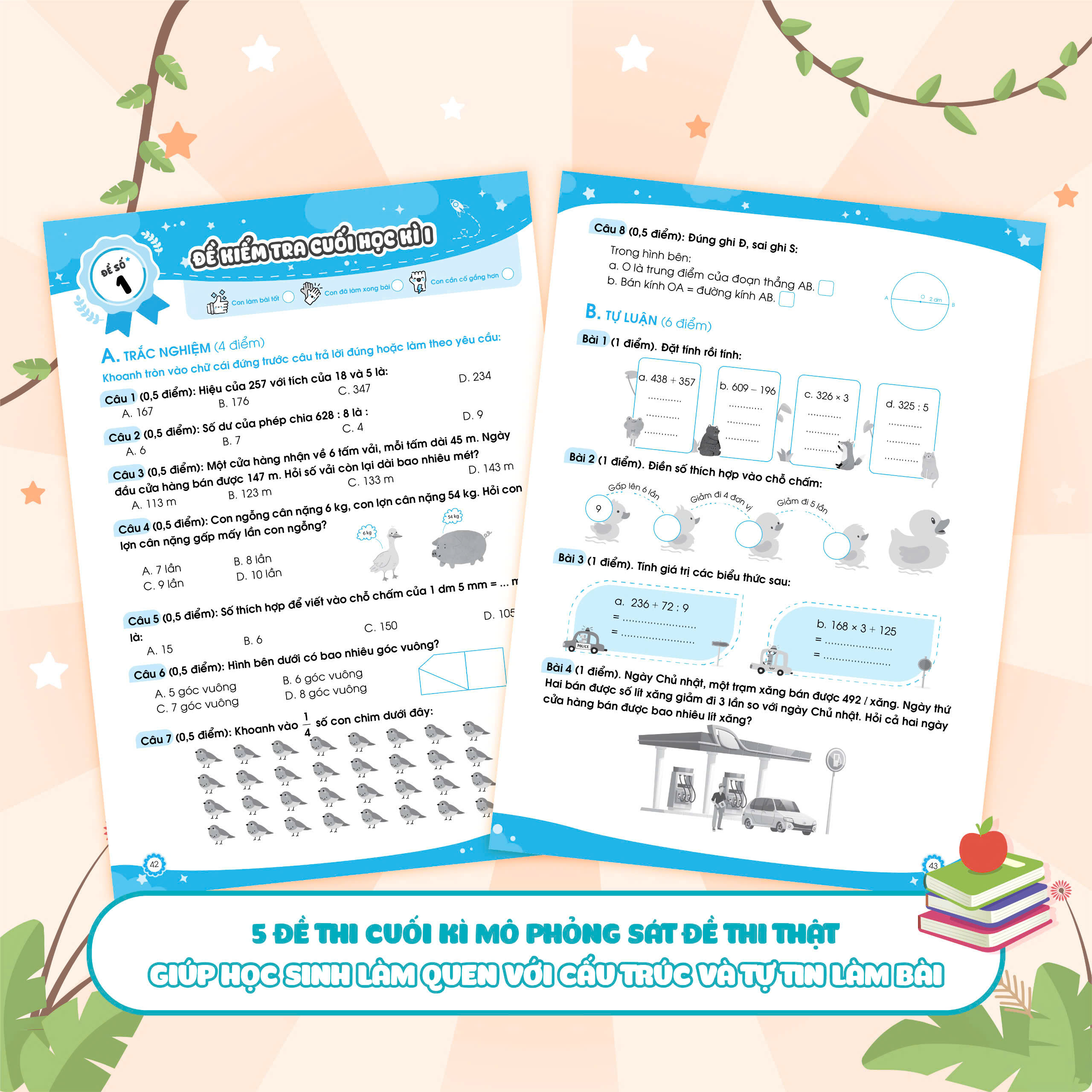 Bo
						
										
										Bo De On Luyen Va Kiem Tra Toan Lop 3 - Tap 1