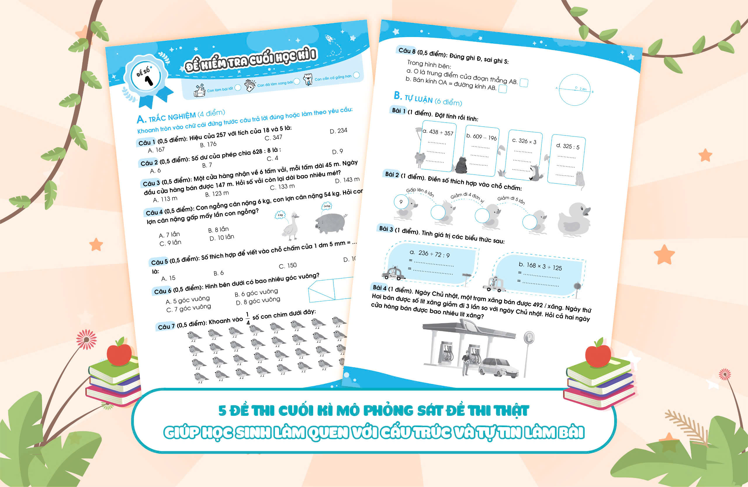 Bo
						
										
										Bo De On Luyen Va Kiem Tra Toan Lop 3 - Tap 1