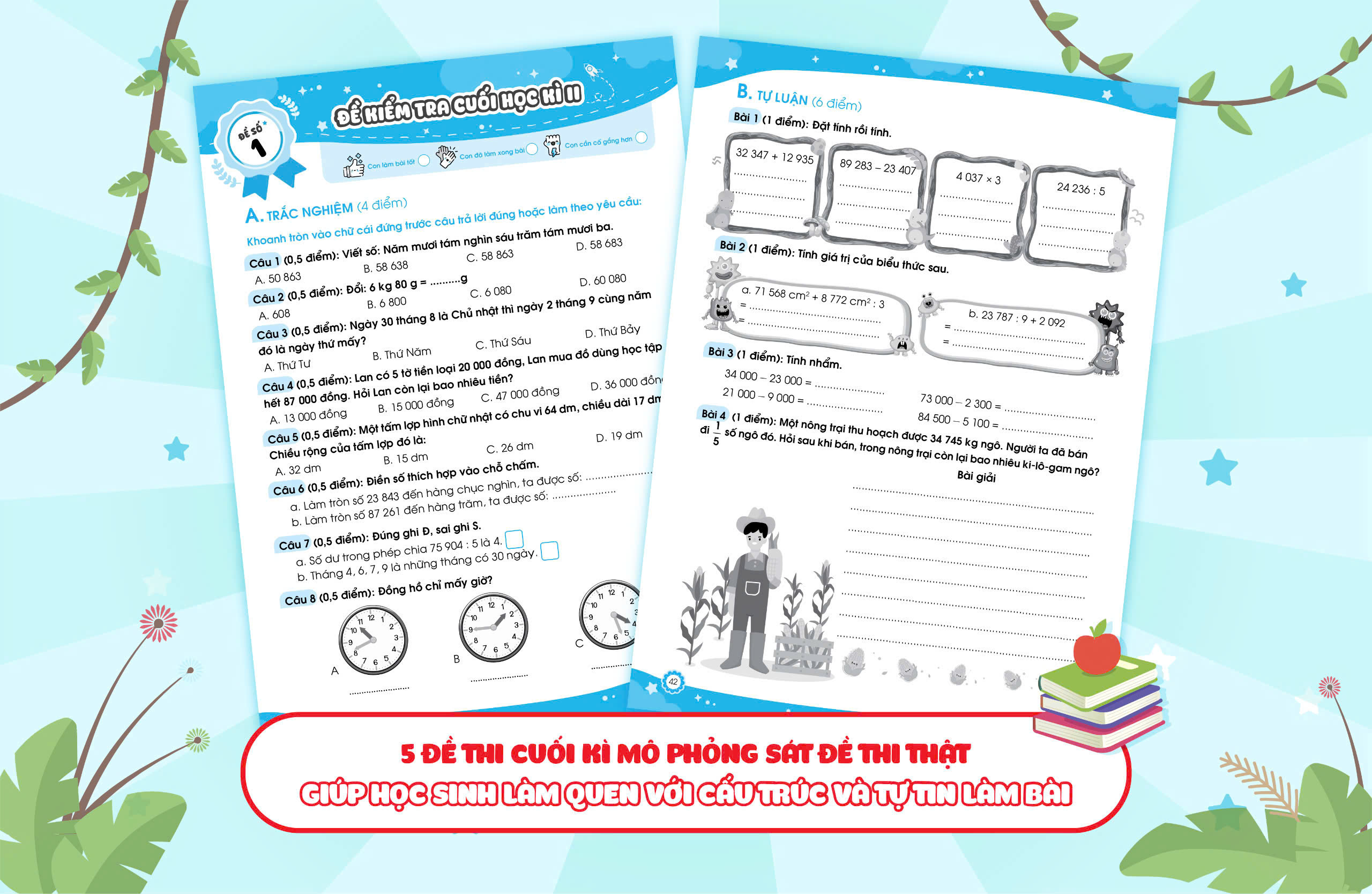 Bo
						
										
										Bo De On Luyen Va Kiem Tra Toan Lop 3 - Tap 2