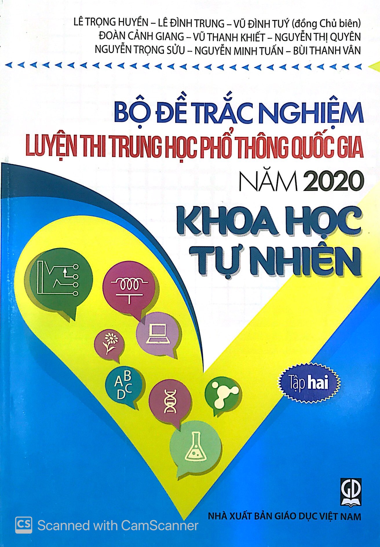 bộ bộ đề trắc nghiệm luyện thi thpt quốc gia 2020 - khoa học tự nhiên - tập 2 - tái bản
