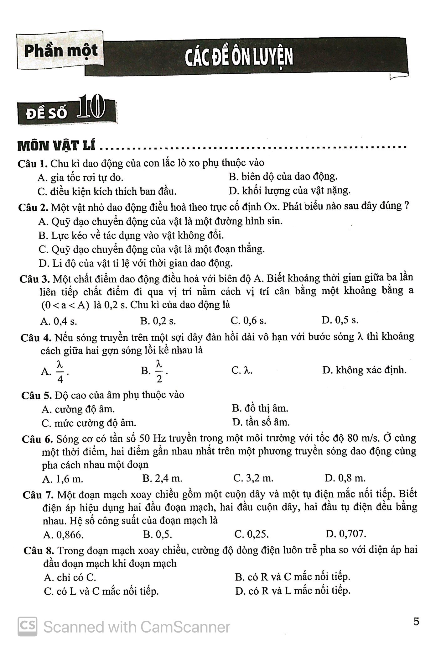 bộ bộ đề trắc nghiệm luyện thi thpt quốc gia 2020 - khoa học tự nhiên - tập 2 - tái bản